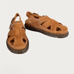 Dr. Martens Tan Leather Sandals